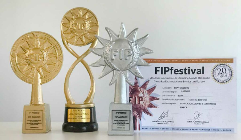 DISNEY, ESPN y BRANCA premiados en FIP 2019